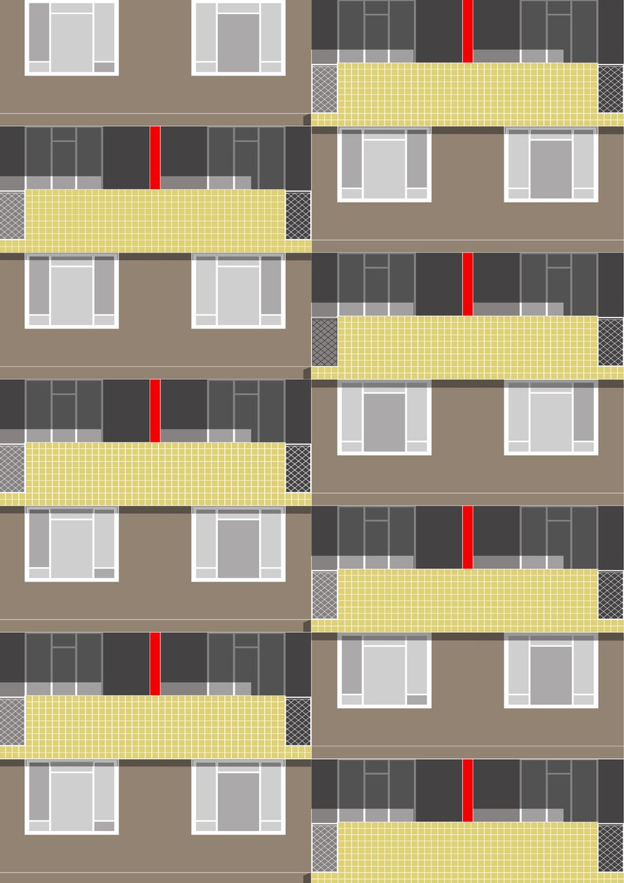 Spa Green Estate, 2017 by Sarah Evans