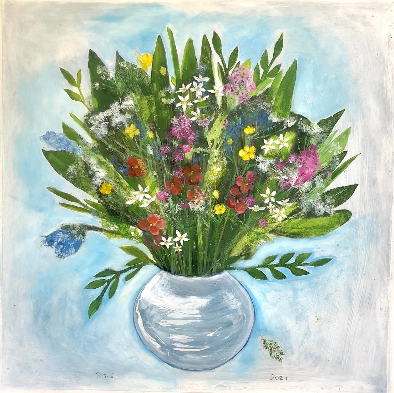 Round vase, 2021 by Sarah Thompson Engels