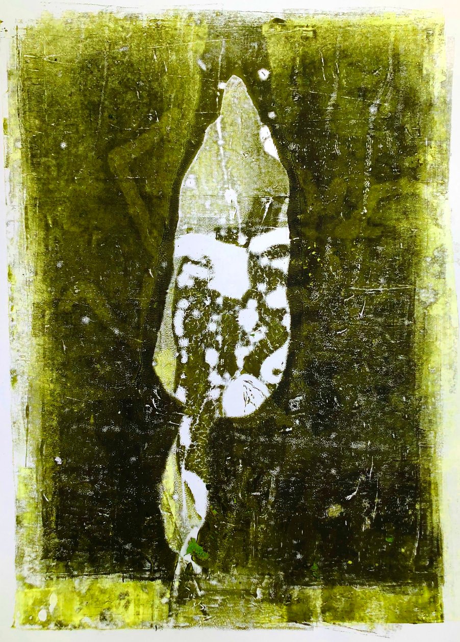 Abstract Leaf by Sarah Thompson Engels