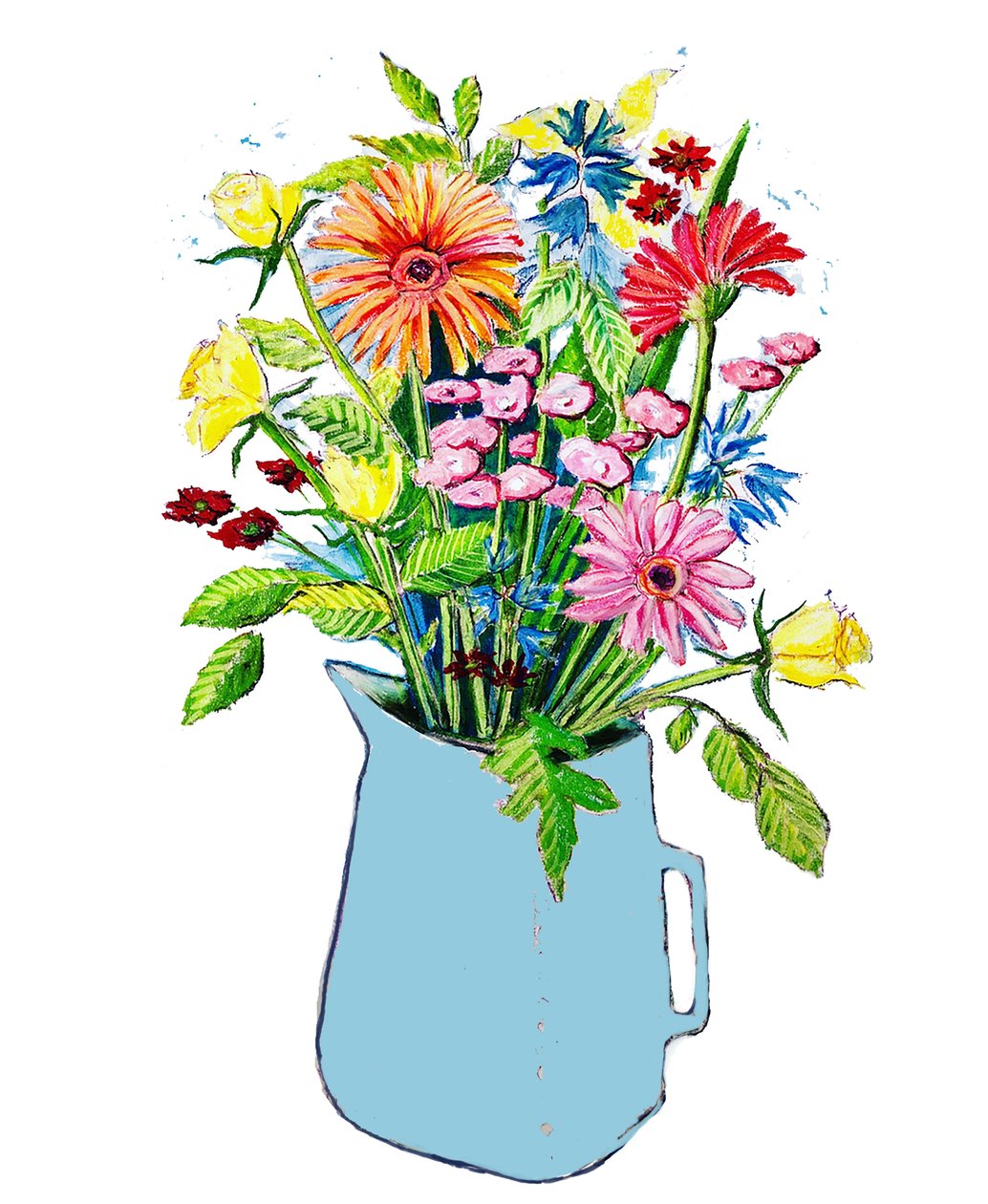 Blue Jug by Sarah Thompson-Engels