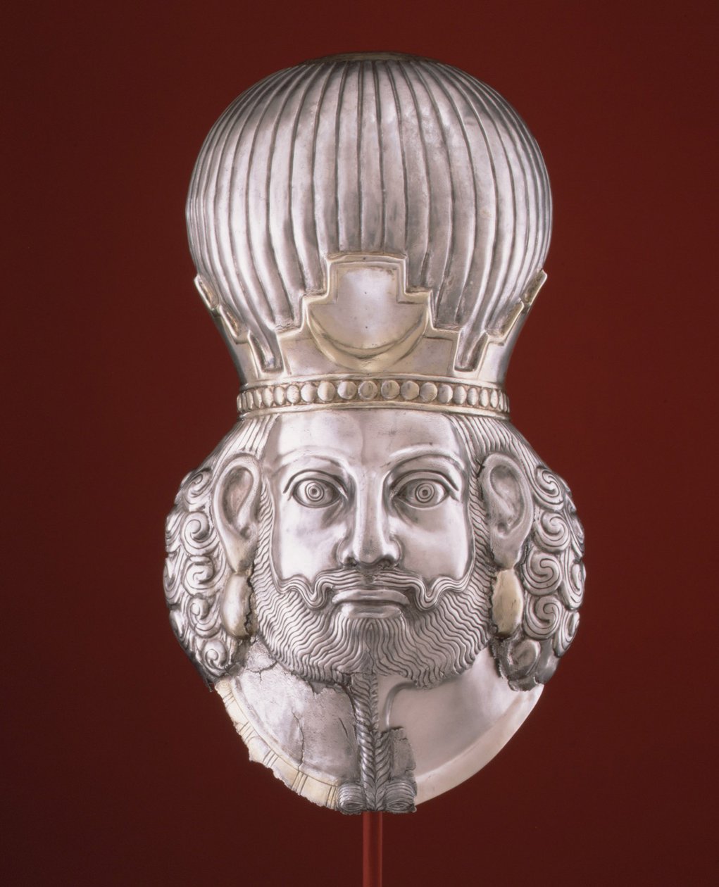 Head of a king by Sasanian School