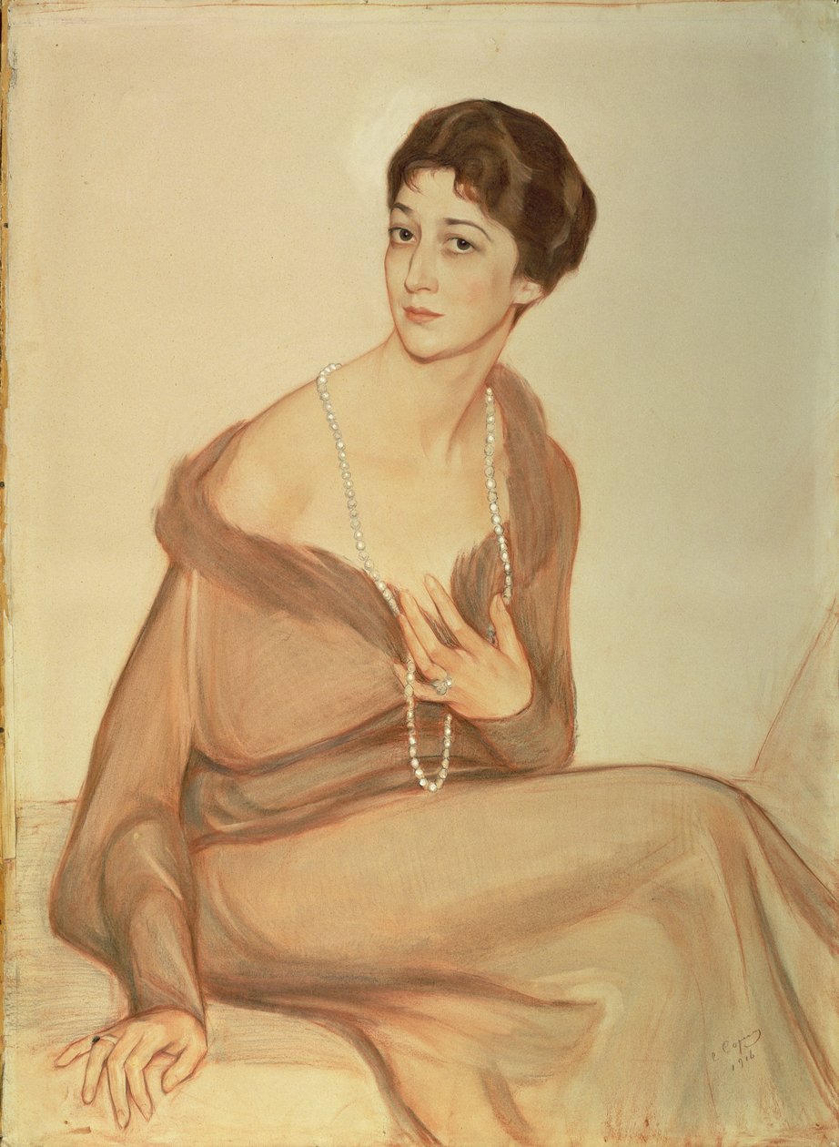 Portrait of Vanda Weiner by Savelij Abramovich Sorin