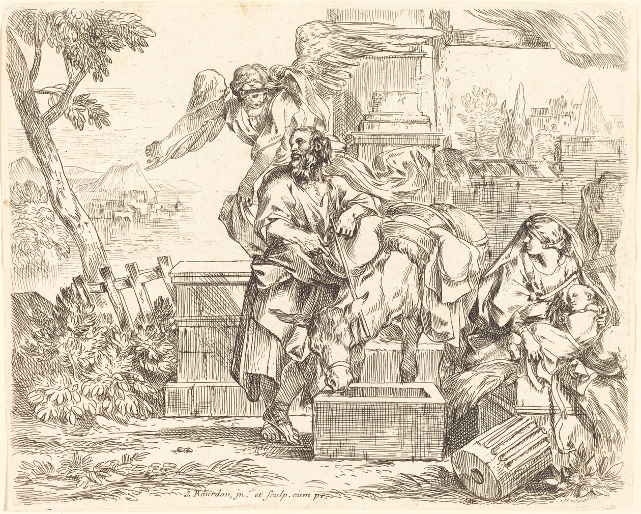 Saint Joseph Listening to the Angel