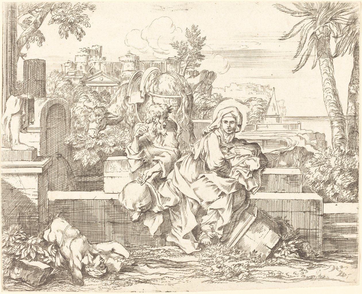 The Return from Egypt by Sébastien Bourdon