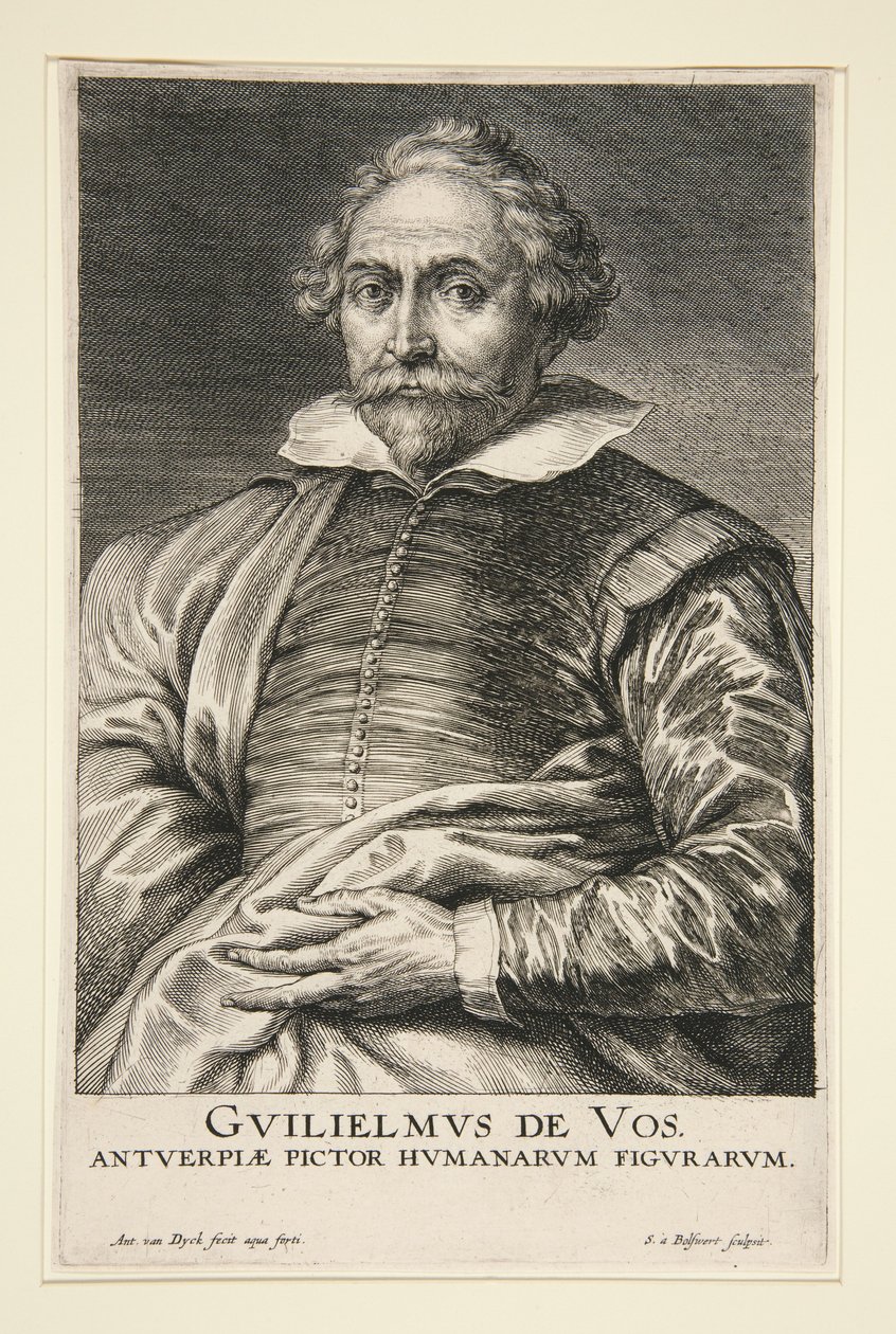 Portrait of William de Vos by Schelte Adams Bolswert