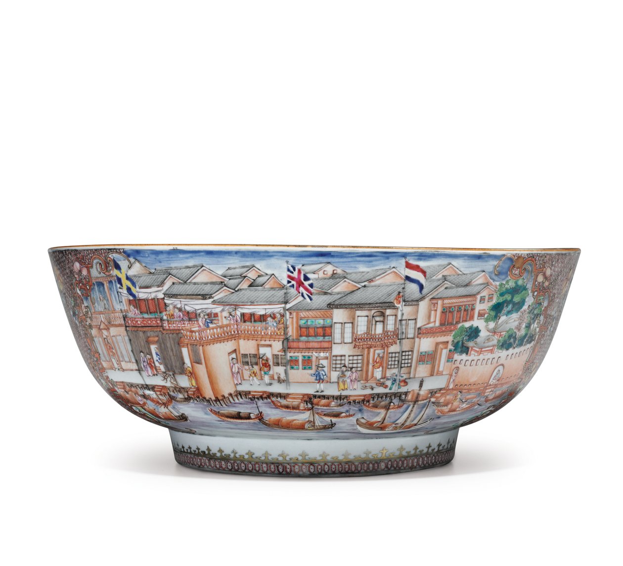 A Large Hong Bowl, c.1785 by School Chinese