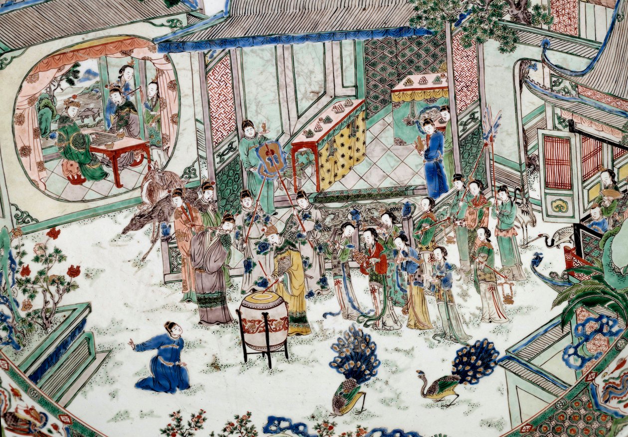Chinese Art: Traditional Party with Concert by School Chinese