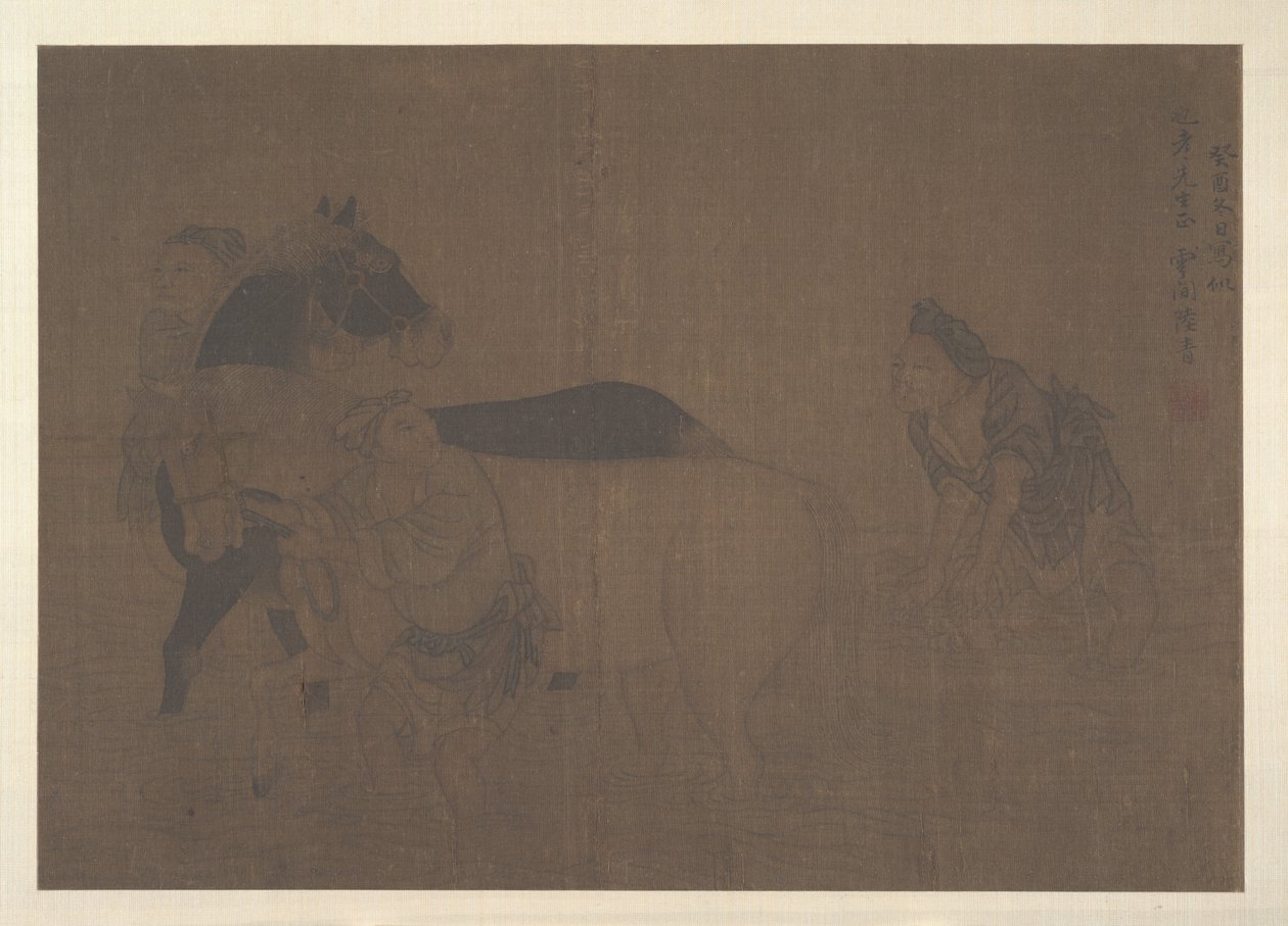 Washing a Horse by School Chinese