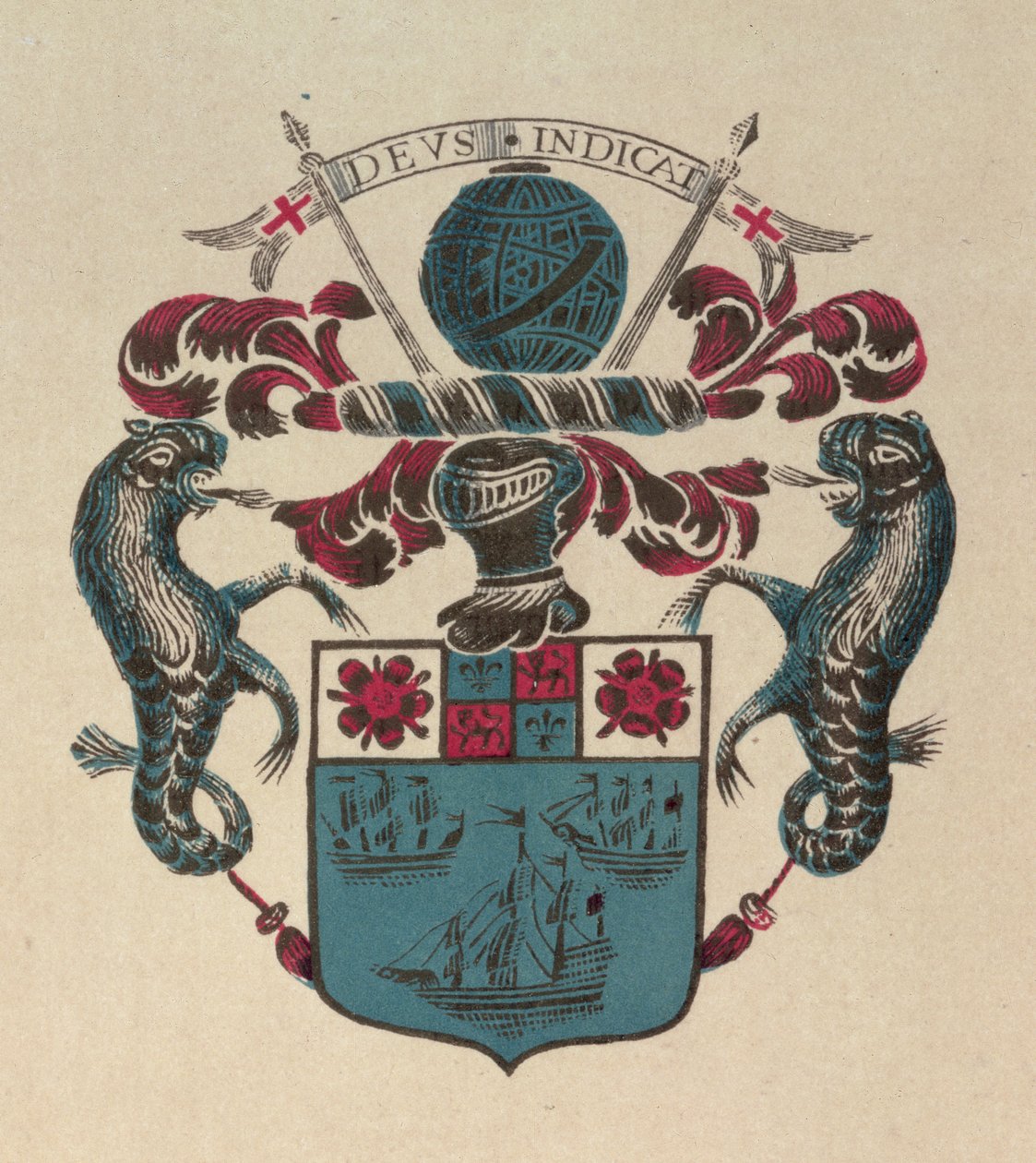 Coat of Arms of Old East India Company by School English