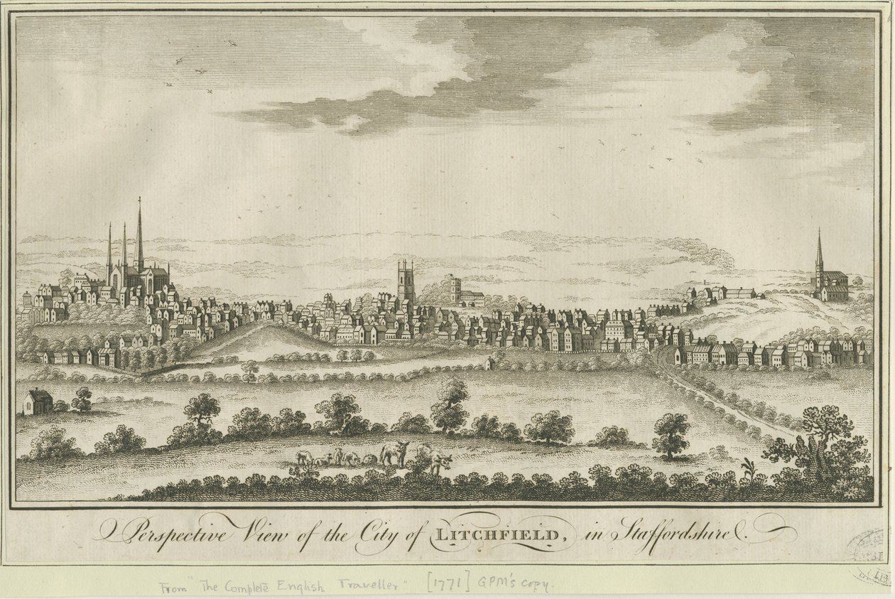 Lichfield - South West View by School English