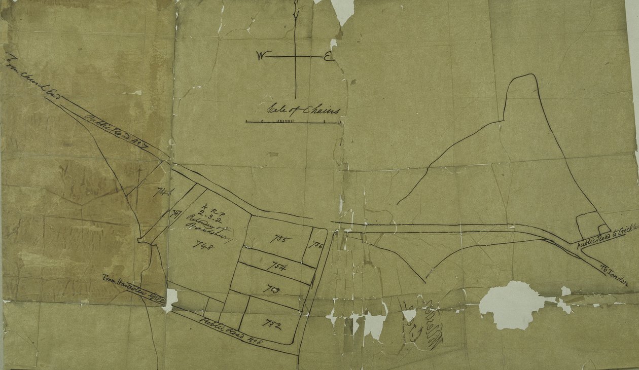 Map of Willesden, London by School English