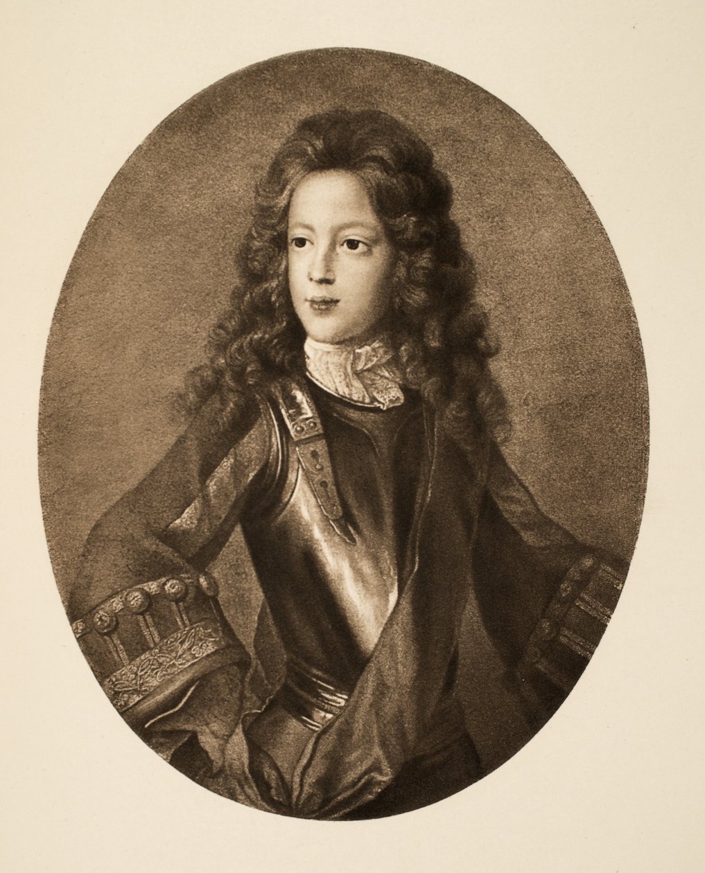 Prince James Francis Edward Stuart, pub. 1902 (collotype) by School English