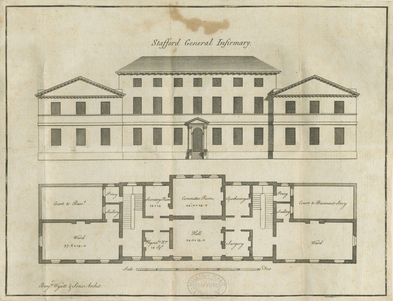 Stafford - County General Infirmary by School English