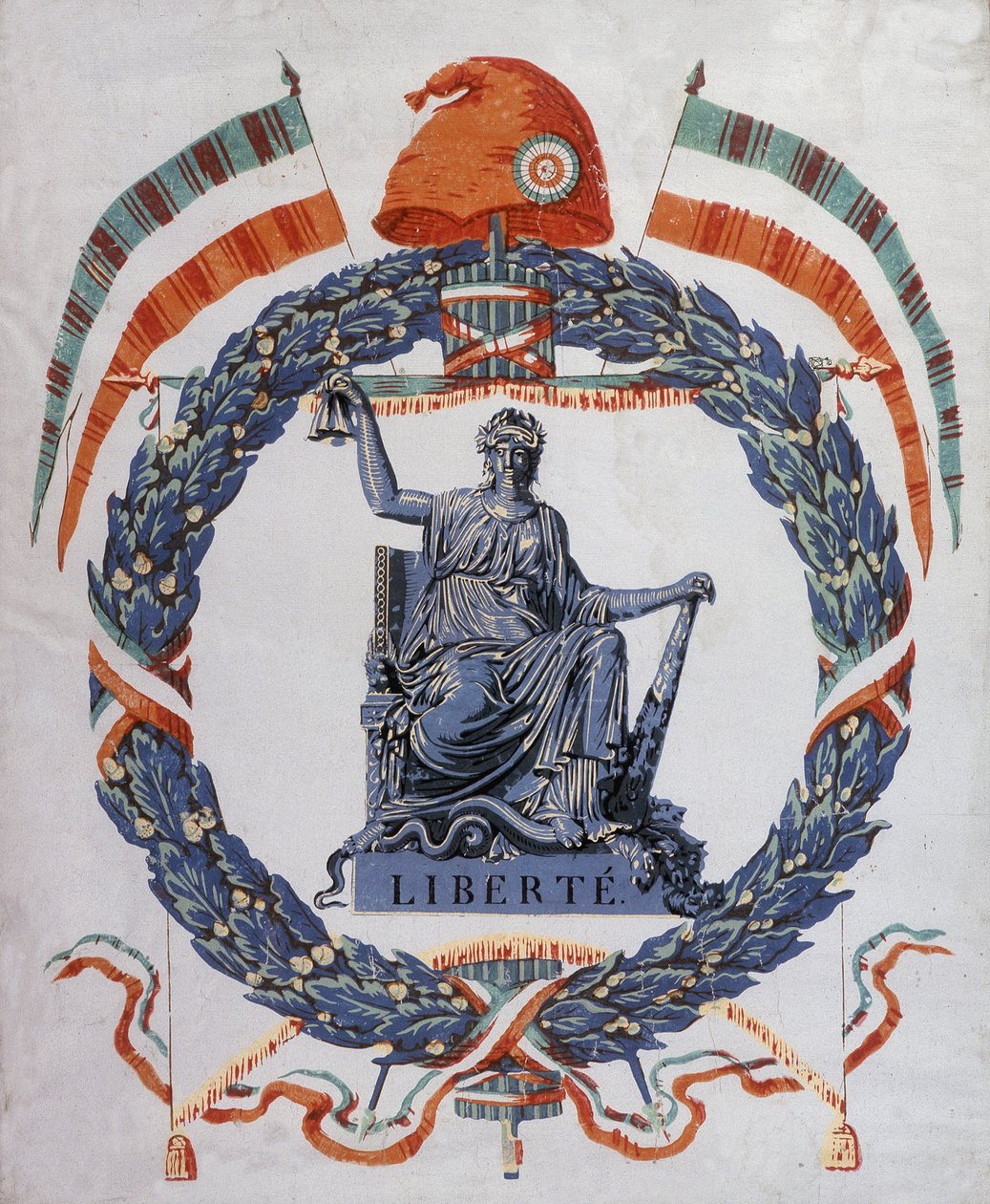Liberty: Allegory of the Revolution and the Republic by School French
