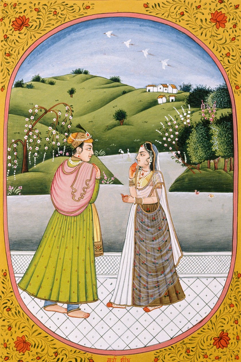 Year Calendar Picture & Painting for a Hindu Month Marshes, India by School Indian