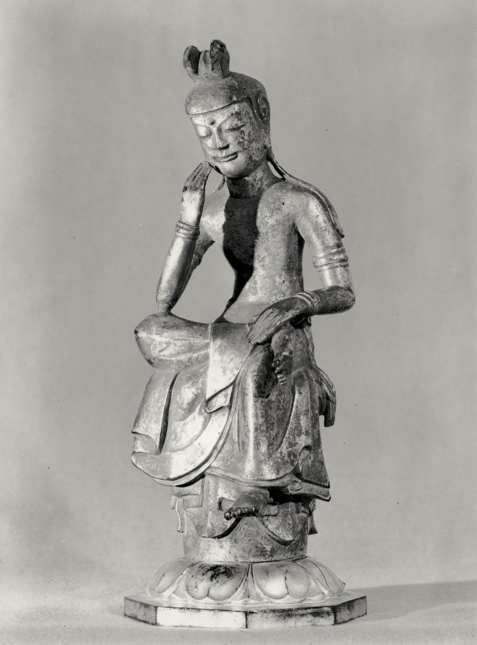 Bodhisattva Seated in a Meditative Pose, c.645-794 by Japanese School