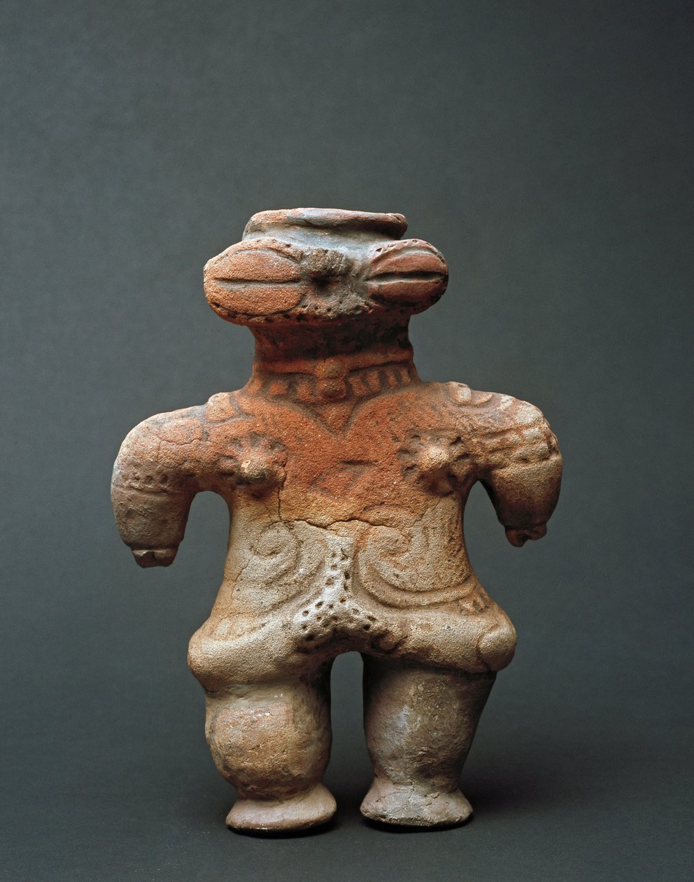Terracotta dogu sculpture from Akita, Jomon period by Japanese School