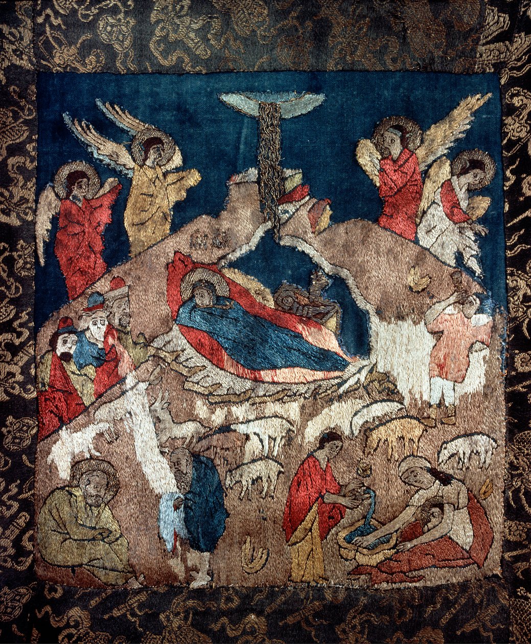 Nativity (Detail) by School Russian
