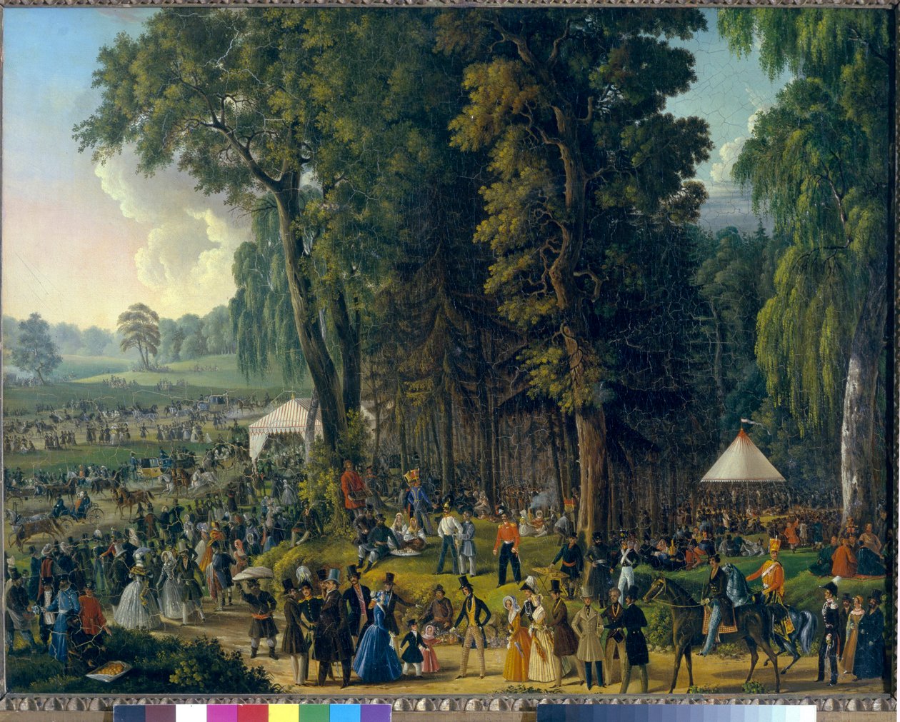 Public Festivities at Marina Rocha in Moscow by School Russian