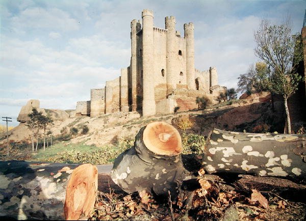 The Castillo de Coyanza, Built 14th-15th Century by the Counts of Valencia by School Spanish