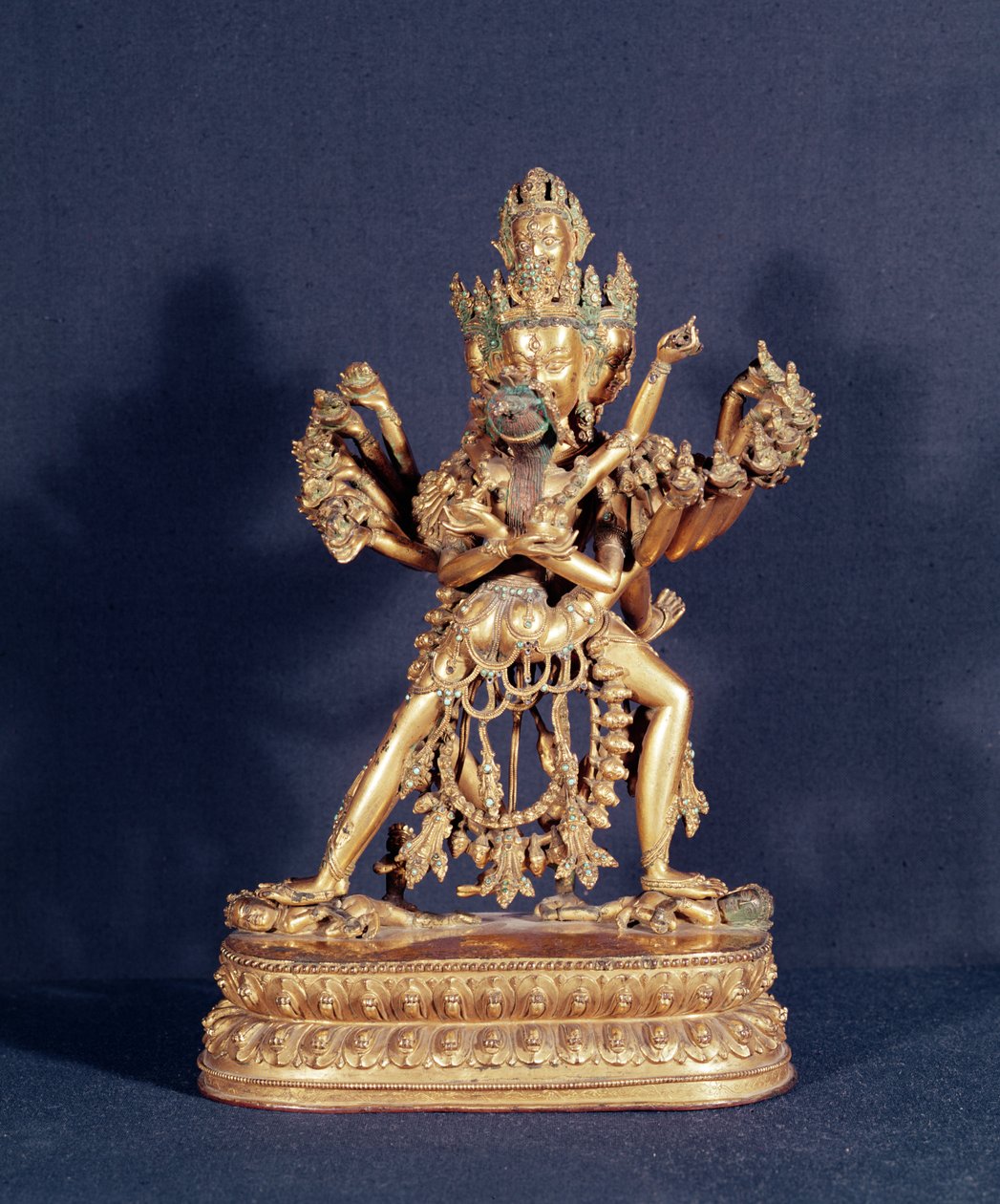 Hevajra and Nairatmya by School Tibetan