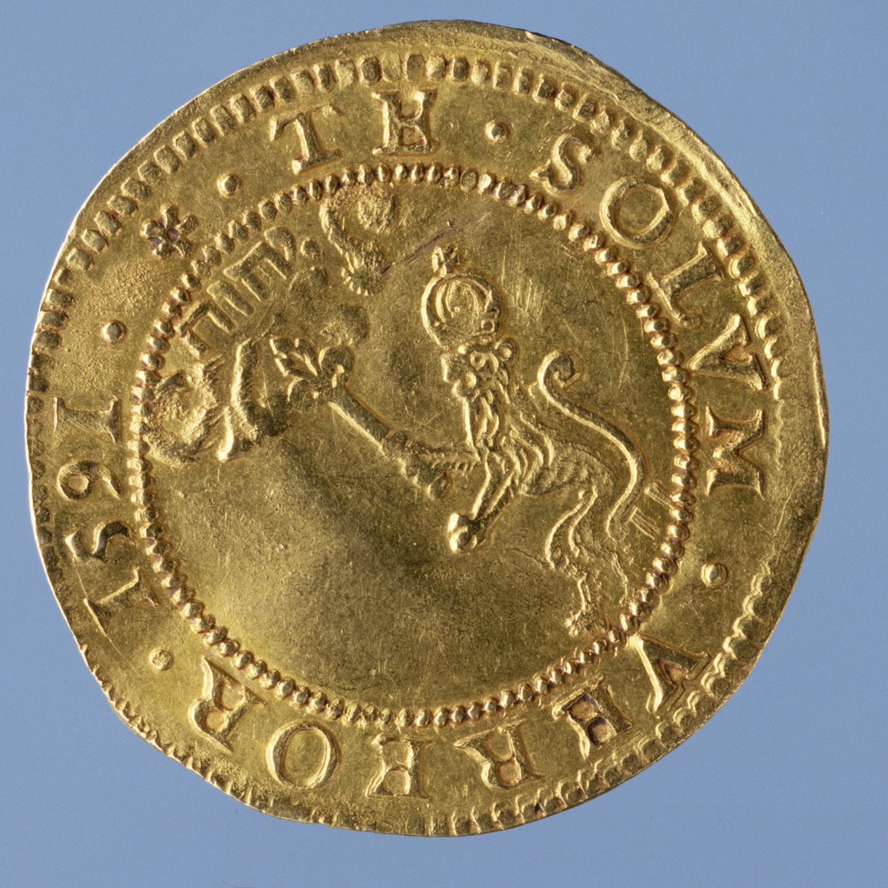 4-pounds Scots of James I, Edinburgh mint, 1591 (reverse) by Scottish School