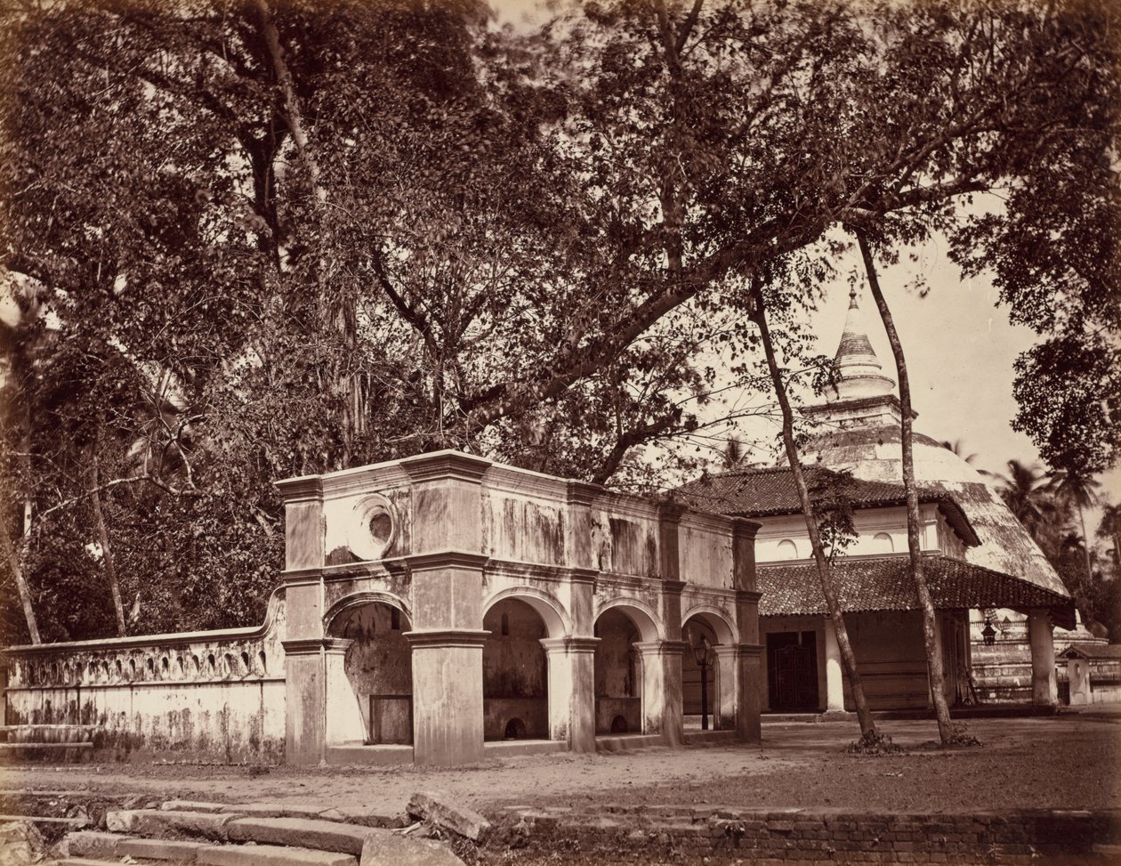 Buddhist Temple, Kalani, c. 1880 by Scowen and Co.