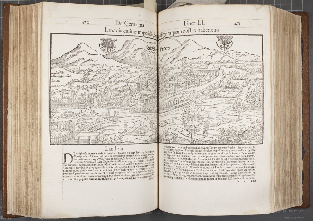 Cosmographia, Fol 470-471, 1544 by Sebastian Munster
