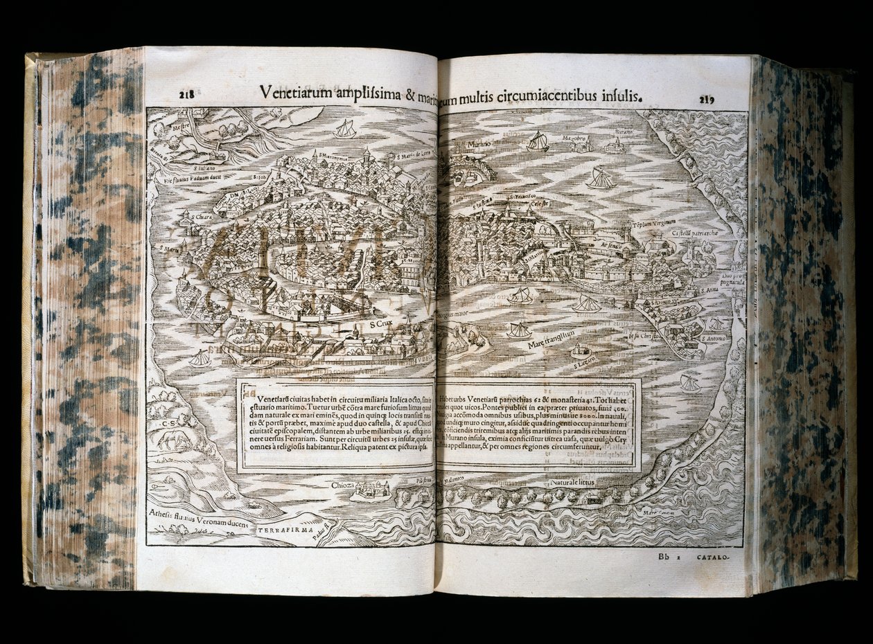 Venice, Illustration from Cosmographia, by Sebastian Munster by Sebastian Munster