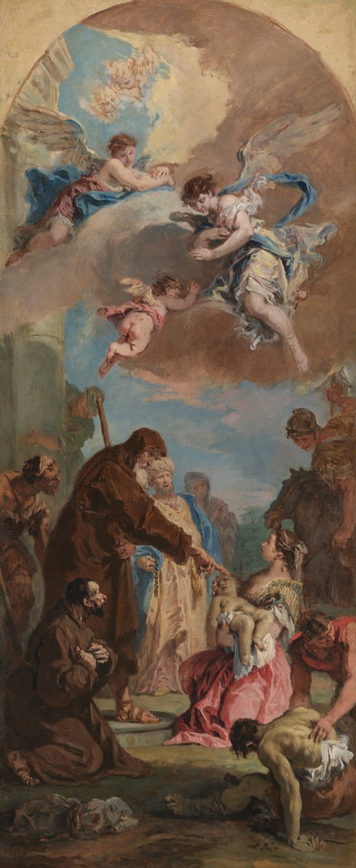 A Miracle of Saint Francis of Paola by Sebastiano Ricci