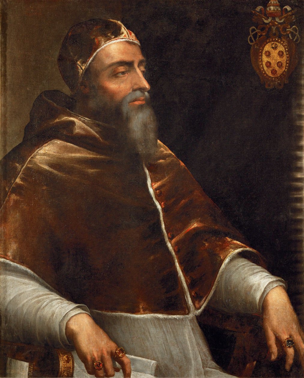 Pope Clement VII, Giulio de Medici by Sebastiano del (c.1485-1547) Piombo