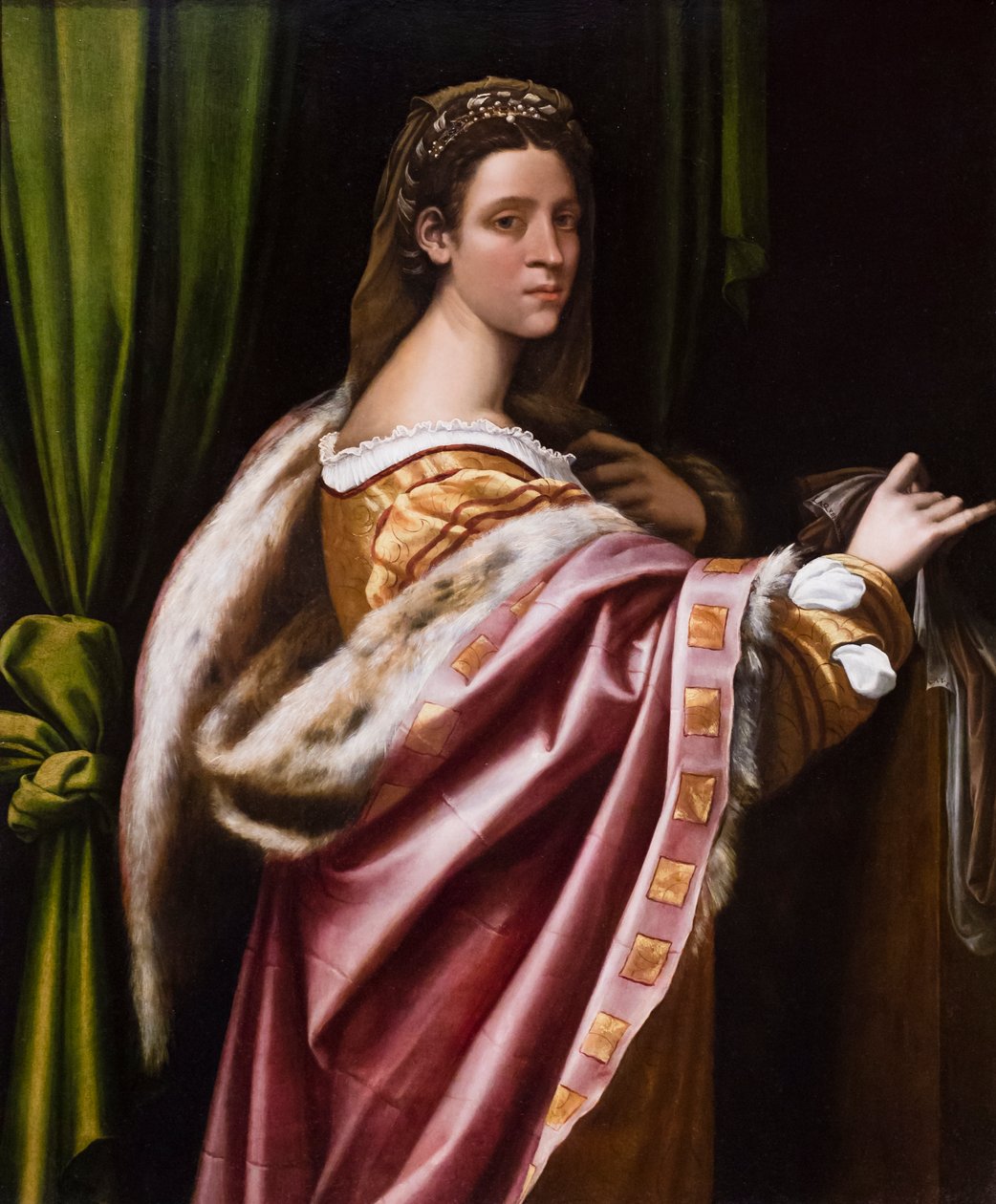Portrait of a Lady by Sebastiano del (c.1485-1547) Piombo