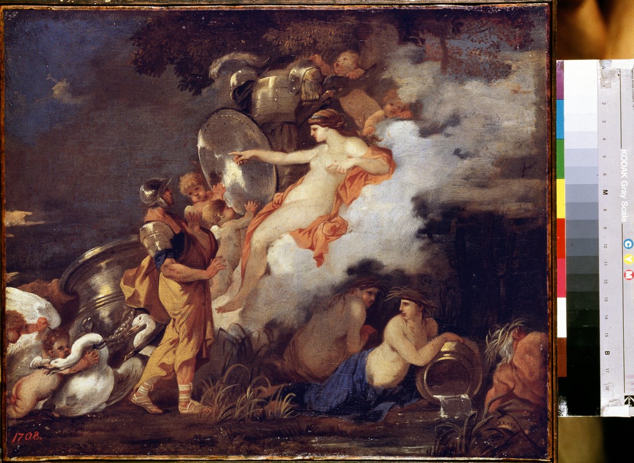 Venus and Aeneas by Sébastien Bourdon