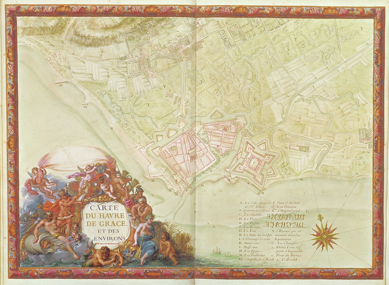 Plan of Le Havre, from the 