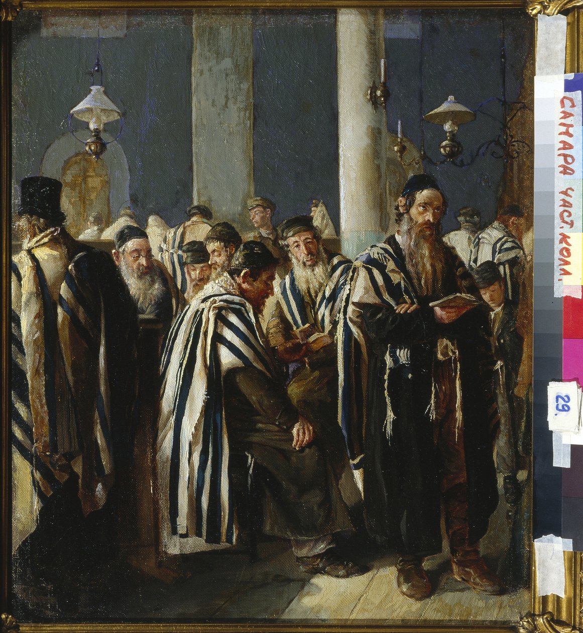Shabbat Prayer by Sergei Nikitich  Yuzhanin