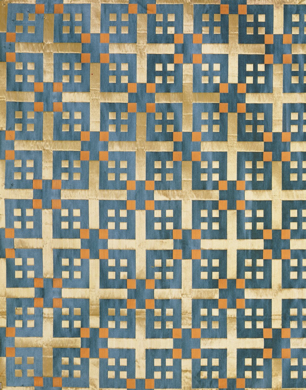 Olovyanishnikov Manufactory Half-Silk Satin, Early 20th Century by Sergei Vashkov