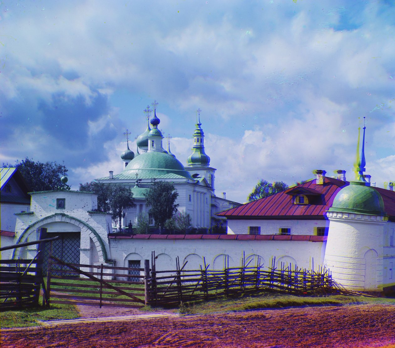 Main Cathedral of Goritsky Monastery from the Road