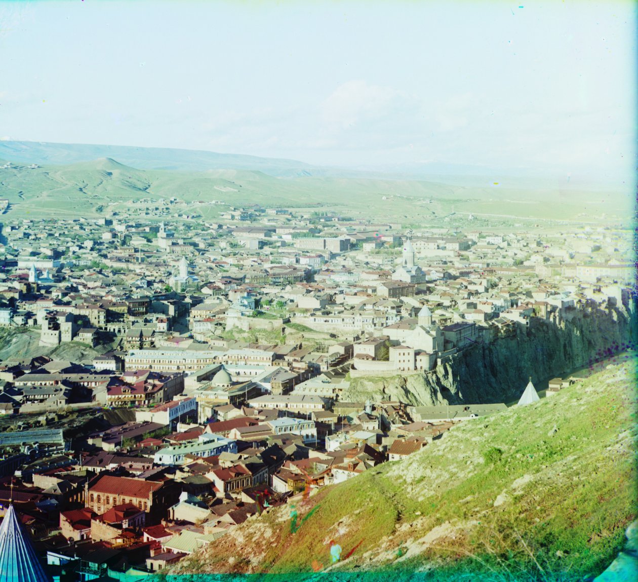 View of Tiflis (now Tbilisi) from the grounds of Saint David