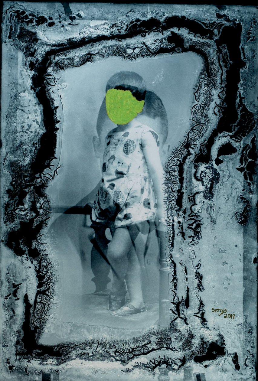 Young Girl and Her Guardian, 2019 by Sergis Adamos