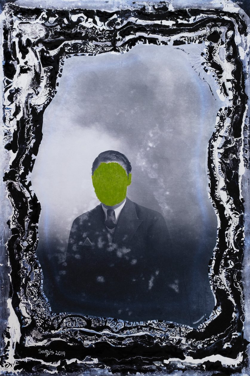 Young Gentleman Posing Alone, 2019 by Sergis Adamos
