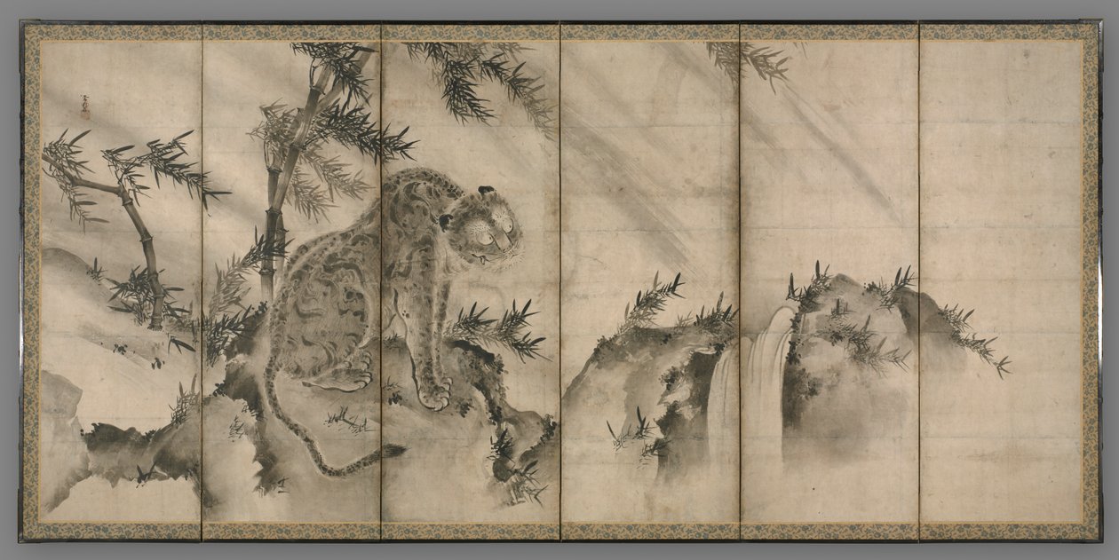 Dragon and Tiger by Sesson Shukei