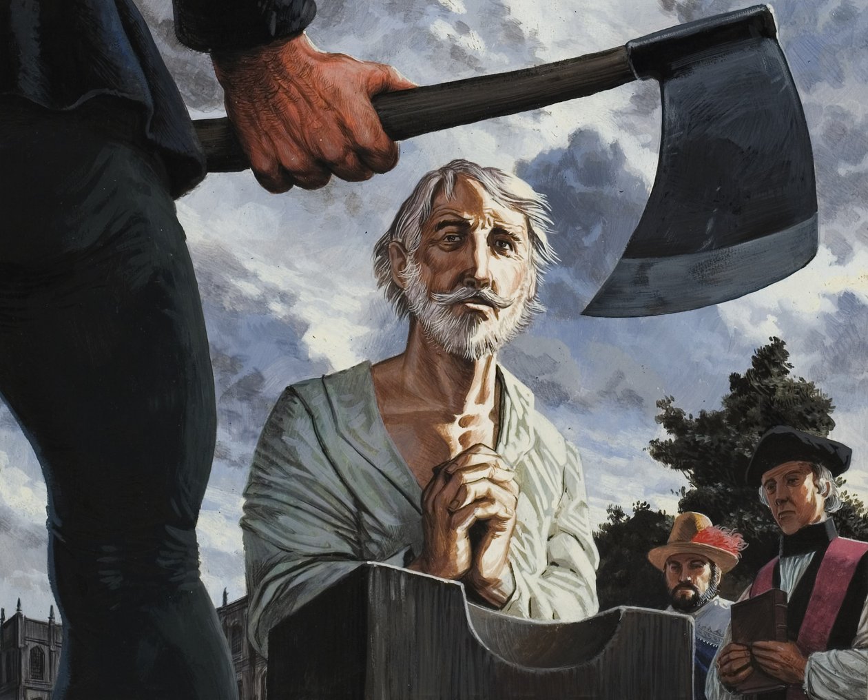 The Execution of Walter Raleigh (1552-1618) by Severino Baraldi