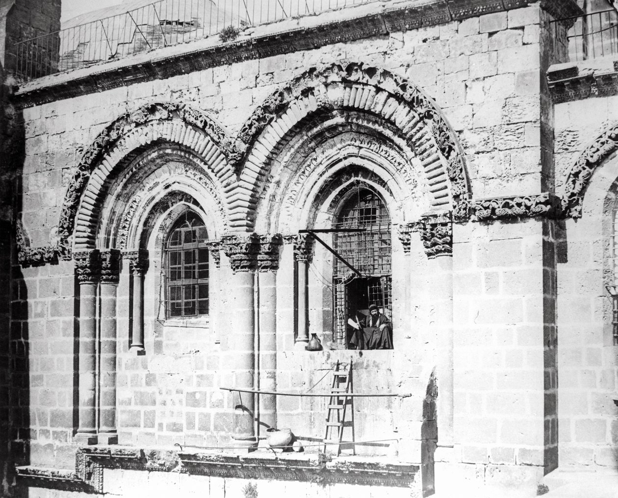 Window in the South Face of the Church of the Holy Sepulchre by Sgt. James M. McDonald