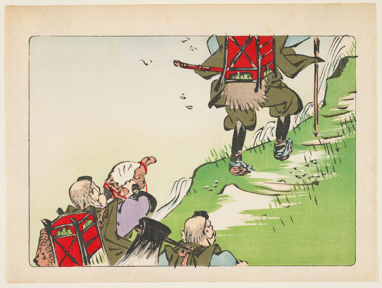 Processional of Pilgrims by Shibata Zeshin