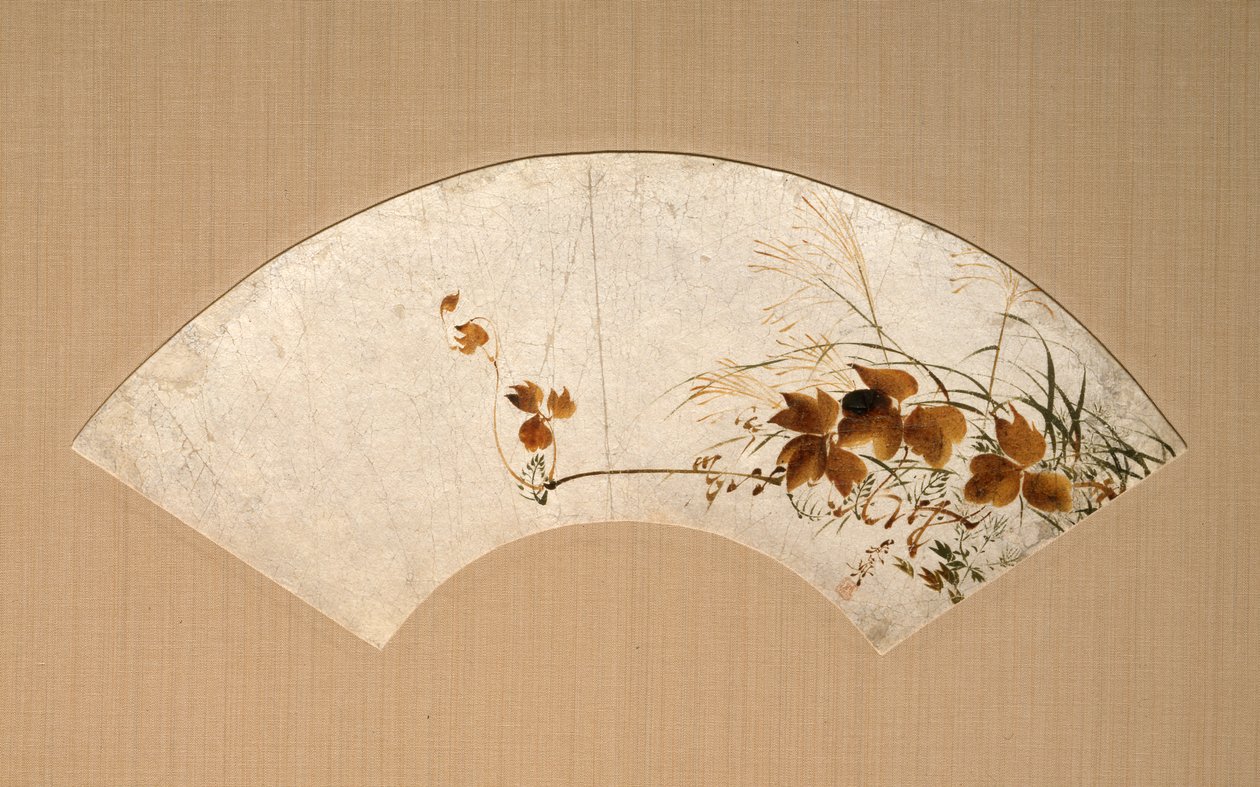 Autumn Leaves and Grasses by Shibata Zeshin