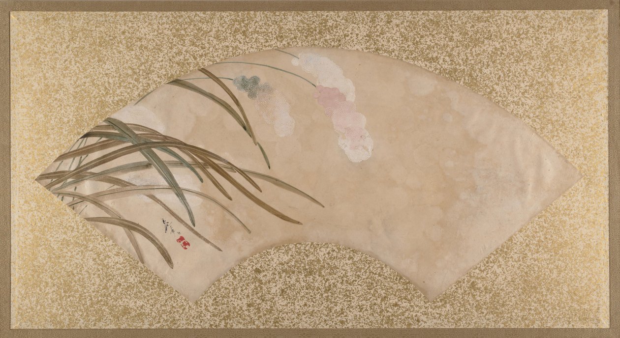 Flowers and Leaves, late 19th century by Shibata Zeshin