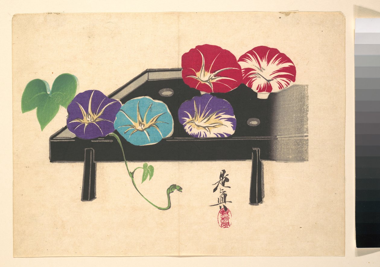 Morning Glories by Shibata Zeshin