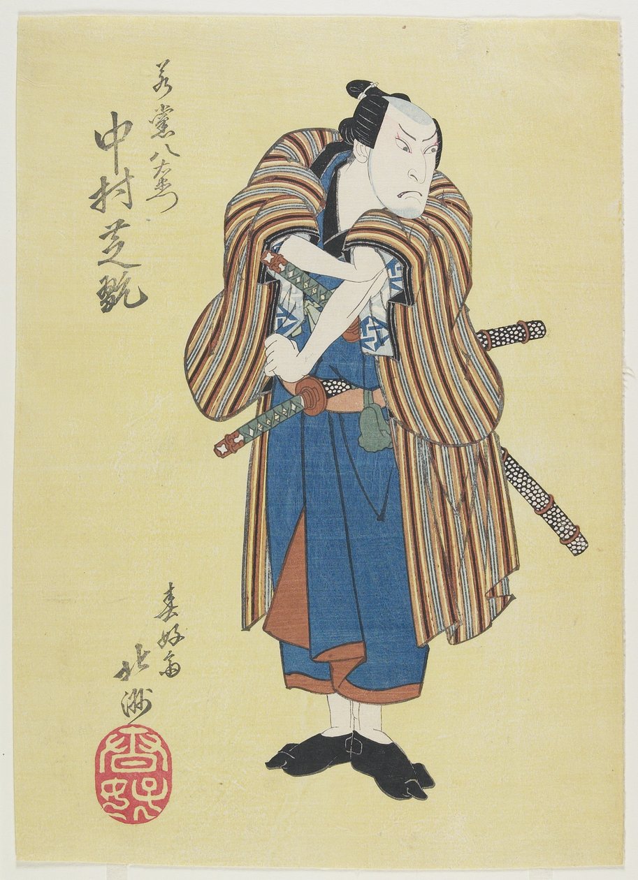 The Actor Nakamura Shikan, Early 19th Century