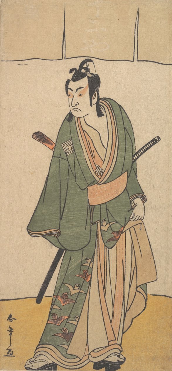 The Second Ichikawa Monnosuke in the role of Soga no Juro Sukenari, 2nd month, 1785 by Shunsho