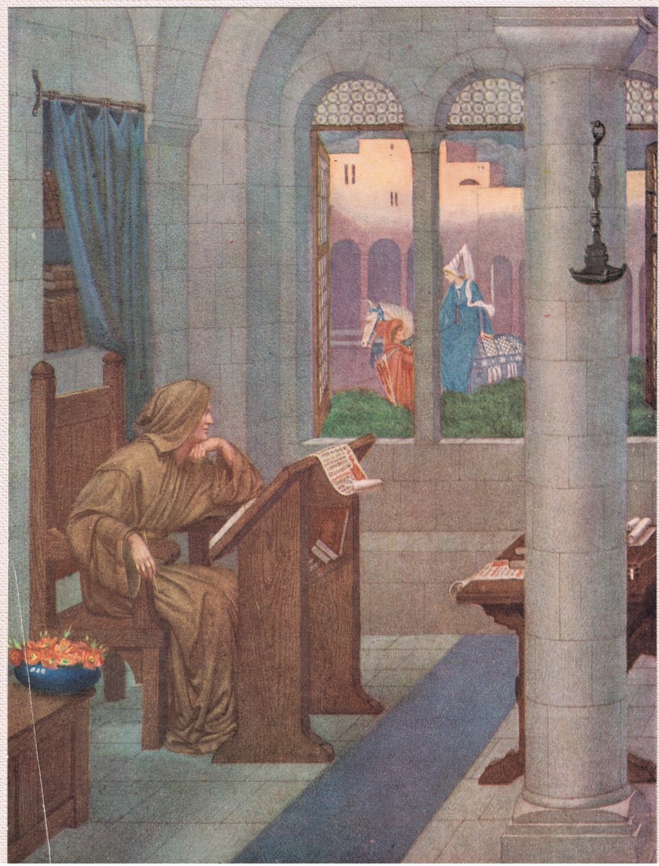 The Scriptorium: It will do for the face of some beautiful saint, or for one of the Maries I shall paint by Sidney Meteyard